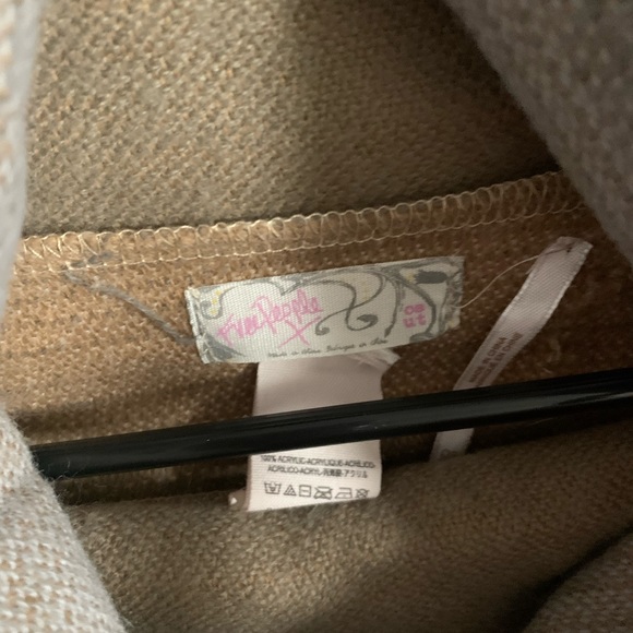 Free people striped poncho O/s - Picture 2 of 4